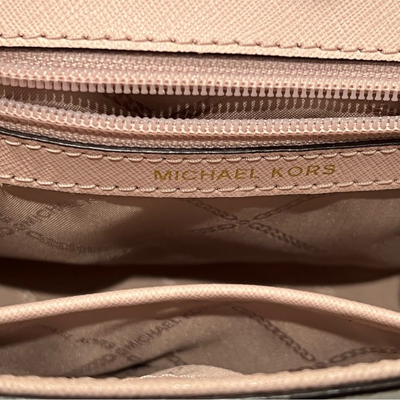 Michael Kors - Soft Pink Color Leather Mini Satchel Bag LIKE NEW! - Picture 9 of 12